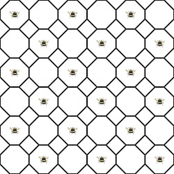 Galerie Wallcoverings Product Code: G45406 - Just Kitchens Wallpaper Collection Galerie Wallcoverings Product Code G45406 - Just Kitchens Wallpaper Collection - Black White Colours - Bee Hive With Bees Design