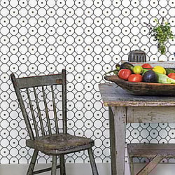Galerie Wallcoverings Product Code: G45406 - Just Kitchens Wallpaper Collection Galerie Wallcoverings Product Code G45406 - Just Kitchens Wallpaper Collection - Black White Colours - Bee Hive With Bees Design