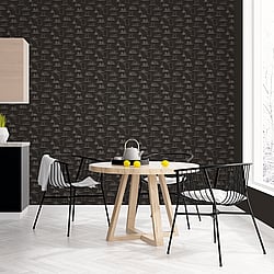 Galerie Wallcoverings Product Code: G45408 - Just Kitchens Wallpaper Collection Galerie Wallcoverings Product Code G45408 - Just Kitchens Wallpaper Collection - Black Colours - Chalkboard Menu Design
