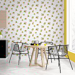 Galerie Wallcoverings Product Code: G45412 - Just Kitchens Wallpaper Collection Galerie Wallcoverings Product Code G45412 - Just Kitchens Wallpaper Collection - Orange Yellow Green Colours - Citrus Toss Design