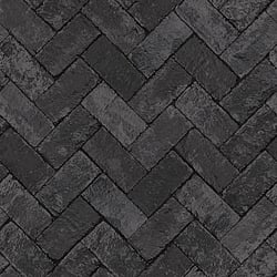 Galerie Wallcoverings Product Code: G45426 - Just Kitchens Wallpaper Collection Galerie Wallcoverings Product Code G45426 - Just Kitchens Wallpaper Collection - Black Colours - Herringbone Brick Design