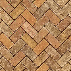 Galerie Wallcoverings Product Code: G45428 - Just Kitchens Wallpaper Collection Galerie Wallcoverings Product Code G45428 - Just Kitchens Wallpaper Collection - Orange Brown Colours - Herringbone Brick Design
