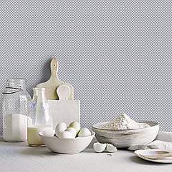 Galerie Wallcoverings Product Code: G45433 - Just Kitchens Wallpaper Collection Galerie Wallcoverings Product Code G45433 - Just Kitchens Wallpaper Collection - Navy Gold Colours - Leaf Dot Spot Design