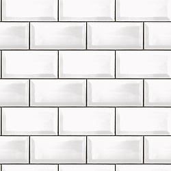 Galerie Wallcoverings Product Code: G45445 - Just Kitchens Wallpaper Collection Galerie Wallcoverings Product Code G45445 - Just Kitchens Wallpaper Collection - Black White Colours - Metro Tile Design