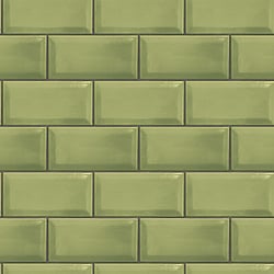 Galerie Wallcoverings Product Code: G45446 - Just Kitchens Wallpaper Collection Galerie Wallcoverings Product Code G45446 - Just Kitchens Wallpaper Collection - Green Colours - Metro Tile Design