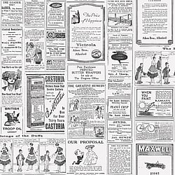 Galerie Wallcoverings Product Code: G45449 - Just Kitchens Wallpaper Collection Galerie Wallcoverings Product Code G45449 - Just Kitchens Wallpaper Collection - Black White Colours - Newspaper Design