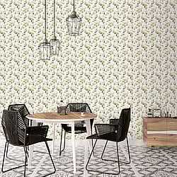 Galerie Wallcoverings Product Code: G45450 - Just Kitchens Wallpaper Collection Galerie Wallcoverings Product Code G45450 - Just Kitchens Wallpaper Collection - Green Black White Colours - Olive Drupe Design