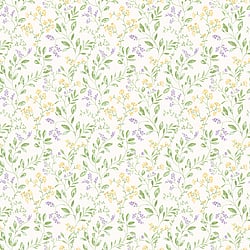 Galerie Wallcoverings Product Code: G45456 - Just Kitchens Wallpaper Collection Galerie Wallcoverings Product Code G45456 - Just Kitchens Wallpaper Collection - Lilac Yellow Green Colours - Spring Leaf Trail Design