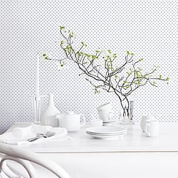 Galerie Wallcoverings Product Code: G45462 - Just Kitchens Wallpaper Collection Galerie Wallcoverings Product Code G45462 - Just Kitchens Wallpaper Collection - Navy Blue Colours - Tri Leaf Design