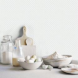 Galerie Wallcoverings Product Code: G45463 - Just Kitchens Wallpaper Collection Galerie Wallcoverings Product Code G45463 - Just Kitchens Wallpaper Collection - Green Blue Colours - Tri Leaf Design