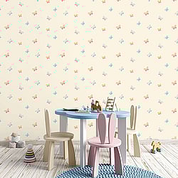 Galerie Wallcoverings Product Code: G56007 - Just 4 Kids 2 Wallpaper Collection Galerie Wallcoverings Product Code G56007 - Just 4 Kids 2 Wallpaper Collection - Yellow Pink Blue Orange Colours - Butterflies Design