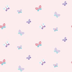 Galerie Wallcoverings Product Code: G56008 - Just 4 Kids 2 Wallpaper Collection Galerie Wallcoverings Product Code G56008 - Just 4 Kids 2 Wallpaper Collection - Pink Blue Purple Colours - Butterflies Design