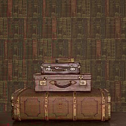 Galerie Wallcoverings Product Code: G56132 - Nostalgie Wallpaper Collection Galerie Wallcoverings Product Code G56132 - Nostalgie Wallpaper Collection - Brown Colours - Library Books Design