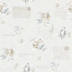 Galerie Wallcoverings Product Code: G56140 - Memories 2 Wallpaper Collection Galerie Wallcoverings Product Code G56140 - Memories 2 Wallpaper Collection - Blue Green Beige Colours - Vintage Rose Design