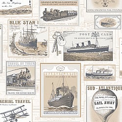 Galerie Wallcoverings Product Code: G56145 - Nostalgie Wallpaper Collection Galerie Wallcoverings Product Code G56145 - Nostalgie Wallpaper Collection - Beige Colours - Travel Design