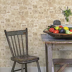 Galerie Wallcoverings Product Code: G56174 - Nostalgie Wallpaper Collection Galerie Wallcoverings Product Code G56174 - Nostalgie Wallpaper Collection - Beige Colours - Wine Labels Design