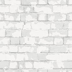 Galerie Wallcoverings Product Code: G56212 - Nostalgie Wallpaper Collection Galerie Wallcoverings Product Code G56212 - Nostalgie Wallpaper Collection - Silver Grey Colours - Brick Wall Design