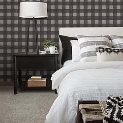 Galerie Wallcoverings Product Code: G56400 - Global Fusion Wallpaper Collection Galerie Wallcoverings Product Code G56400 - Global Fusion Wallpaper Collection - Cowboy Check Design