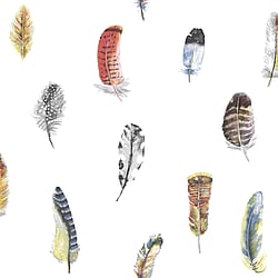 Galerie Wallcoverings Product Code: G56401 - Global Fusion Wallpaper Collection Galerie Wallcoverings Product Code G56401 - Global Fusion Wallpaper Collection - Feathers Design