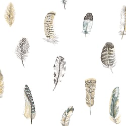 Galerie Wallcoverings Product Code: G56402 - Global Fusion Wallpaper Collection Galerie Wallcoverings Product Code G56402 - Global Fusion Wallpaper Collection - Feathers Design