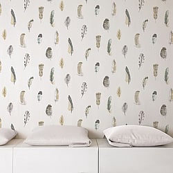 Galerie Wallcoverings Product Code: G56402 - Global Fusion Wallpaper Collection Galerie Wallcoverings Product Code G56402 - Global Fusion Wallpaper Collection - Feathers Design