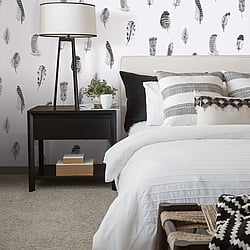 Galerie Wallcoverings Product Code: G56403 - Global Fusion Wallpaper Collection Galerie Wallcoverings Product Code G56403 - Global Fusion Wallpaper Collection - Feathers Design