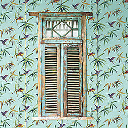 Galerie Wallcoverings Product Code: G56411 - Global Fusion Wallpaper Collection Galerie Wallcoverings Product Code G56411 - Global Fusion Wallpaper Collection - Humming Birds Design