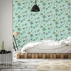 Galerie Wallcoverings Product Code: G56411 - Global Fusion Wallpaper Collection Galerie Wallcoverings Product Code G56411 - Global Fusion Wallpaper Collection - Humming Birds Design