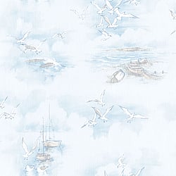Galerie Wallcoverings Product Code: G56423 - Global Fusion Wallpaper Collection Galerie Wallcoverings Product Code G56423 - Global Fusion Wallpaper Collection - Seagulls Design