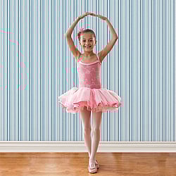 Galerie Wallcoverings Product Code: G56502 - Just 4 Kids 2 Wallpaper Collection Galerie Wallcoverings Product Code G56502 - Just 4 Kids 2 Wallpaper Collection - Blue White Colours - Washed Striped Design