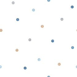 Galerie Wallcoverings Product Code: G56520 - Just 4 Kids 2 Wallpaper Collection Galerie Wallcoverings Product Code G56520 - Just 4 Kids 2 Wallpaper Collection - Blue Grey Beige White Colours - Giant Polko Dots Design