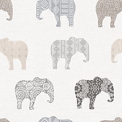 Galerie Wallcoverings Product Code: G56527 - Just 4 Kids 2 Wallpaper Collection Galerie Wallcoverings Product Code G56527 - Just 4 Kids 2 Wallpaper Collection - Grey Beige Colours - Elephant Motif Design