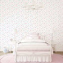 Galerie Wallcoverings Product Code: G56539 - Just 4 Kids 2 Wallpaper Collection Galerie Wallcoverings Product Code G56539 - Just 4 Kids 2 Wallpaper Collection - Pink White Blue Colours - Pretty Birds Design