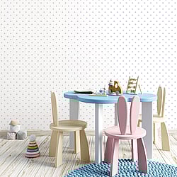 Galerie Wallcoverings Product Code: G56549 - Just 4 Kids 2 Wallpaper Collection Galerie Wallcoverings Product Code G56549 - Just 4 Kids 2 Wallpaper Collection - Purple White Colours - Small Stars Design