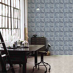 Galerie Wallcoverings Product Code: G56562 - Nostalgie Wallpaper Collection Galerie Wallcoverings Product Code G56562 - Nostalgie Wallpaper Collection - Blue Beige Colours - Door Design