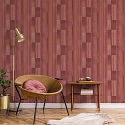Galerie Wallcoverings Product Code: G56574 - Texstyle Wallpaper Collection Galerie Wallcoverings Product Code G56574 - Texstyle Wallpaper Collection - Red Rose Gold Colours - Agen Stripe Design