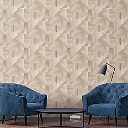 Galerie Wallcoverings Product Code: G56623 - Texstyle Wallpaper Collection Galerie Wallcoverings Product Code G56623 - Texstyle Wallpaper Collection - Beiges Colours - Shape Shifter Design