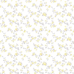 Galerie Wallcoverings Product Code: G56650 - Small Prints Wallpaper Collection Galerie Wallcoverings Product Code G56650 - Small Prints Wallpaper Collection - Yellow White Grey Colours - Delicate Floral Design