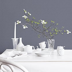 Galerie Wallcoverings Product Code: G56664 - Small Prints Wallpaper Collection Galerie Wallcoverings Product Code G56664 - Small Prints Wallpaper Collection - Blue White Colours - Medallion Design