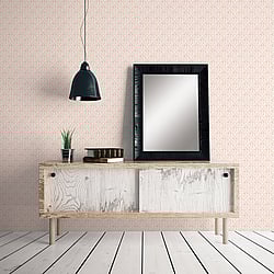 Galerie Wallcoverings Product Code: G56679 - Small Prints Wallpaper Collection Galerie Wallcoverings Product Code G56679 - Small Prints Wallpaper Collection - Pink Cream Brown Colours - Ogee Floral Design