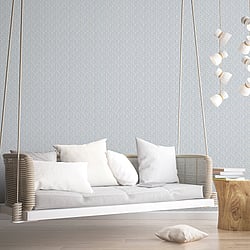 Galerie Wallcoverings Product Code: G56695 - Small Prints Wallpaper Collection Galerie Wallcoverings Product Code G56695 - Small Prints Wallpaper Collection - Green Blue Brown White Colours - Stained Glass Stripe Design