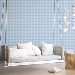 Galerie Wallcoverings Product Code: G56704 - Small Prints Wallpaper Collection Galerie Wallcoverings Product Code G56704 - Small Prints Wallpaper Collection - Blue Green White Colours - Tulip Flip Design