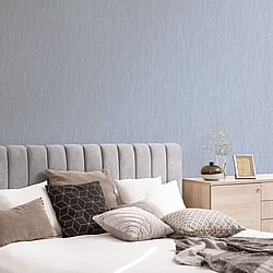 Galerie Wallcoverings Product Code: G67680 - Special FX 2 Wallpaper Collection Galerie Wallcoverings Product Code G67680 - Special FX 2 Wallpaper Collection - Blue Silver Colours - Vertical Textile Design