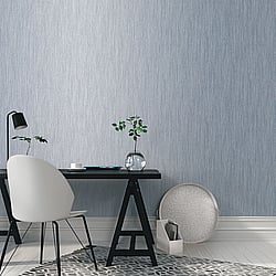 Galerie Wallcoverings Product Code: G67685 - Special Fx Wallpaper Collection Galerie Wallcoverings Product Code G67685 - Special Fx Wallpaper Collection - Blue Silver Colours - Vertical Textile Design