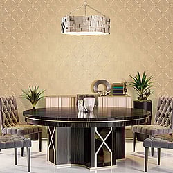 Galerie Wallcoverings Product Code: G67730 - Special Fx Wallpaper Collection Galerie Wallcoverings Product Code G67730 - Special Fx Wallpaper Collection - Yellow Gold Colours - Metallic Spiral Design