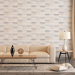 Galerie Wallcoverings Product Code: G67746 - Special Fx Wallpaper Collection Galerie Wallcoverings Product Code G67746 - Special Fx Wallpaper Collection - Silver Grey Beige Colours - Glitter Block Design
