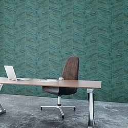 Galerie Wallcoverings Product Code: G67770 - Ambiance Wallpaper Collection Galerie Wallcoverings Product Code G67770 - Ambiance Wallpaper Collection - Turquoise Colours - Chevron Design