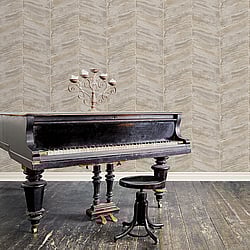 Galerie Wallcoverings Product Code: G67773 - Utopia Wallpaper Collection Galerie Wallcoverings Product Code G67773 - Utopia Wallpaper Collection - Blue Brown Colours - Chevron Design