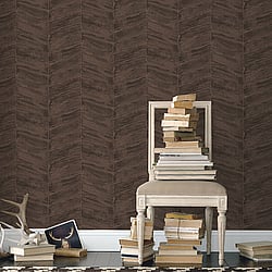 Galerie Wallcoverings Product Code: G67777 - Ambiance Wallpaper Collection Galerie Wallcoverings Product Code G67777 - Ambiance Wallpaper Collection - Copper Chocolate Colours - Chevron Design
