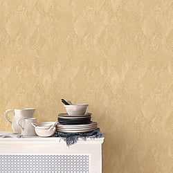 Galerie Wallcoverings Product Code: G67789 - Ambiance Wallpaper Collection Galerie Wallcoverings Product Code G67789 - Ambiance Wallpaper Collection - Ochre Gold Colours - Harlequin Texture Design